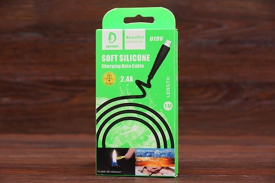USB Кабель micro Denmen D19V (1m) (дефект упаковки)