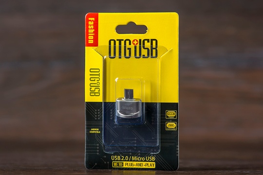 OTG Micro на USB короткий