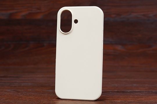 Silicone Case (no logo) Iph 16+ Antique White (10)