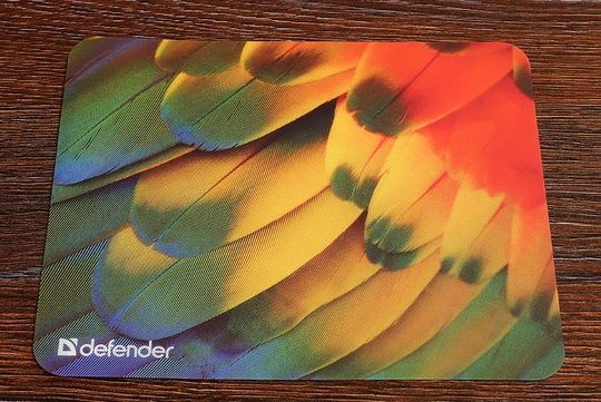 Килимок для мишки Defender (220х180х0.4мм) (пір`я)