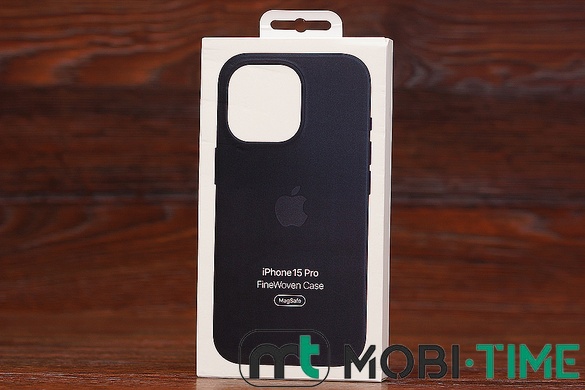 FineWoven Case MagSafe iPh 15+ Black (1)