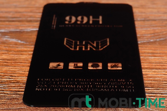 Скло 99H Xiaomi Redmi Note 9 black