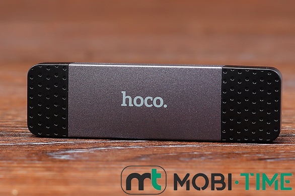 Кардрідер HOCO HB45 2in1 USB3.0/Type-C 3.0 (сірий)