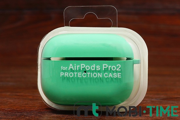 Футляр for Air Pods Pro 2 з мікрофіброю (spearmint)