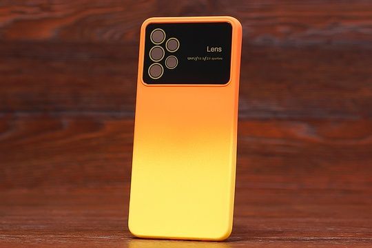 Силікон Lens Xiaom Redmi Note 11Pro Orange/Yellow