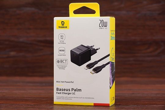 МЗП Baseus E0116401 Type-C to lightning 20W чор