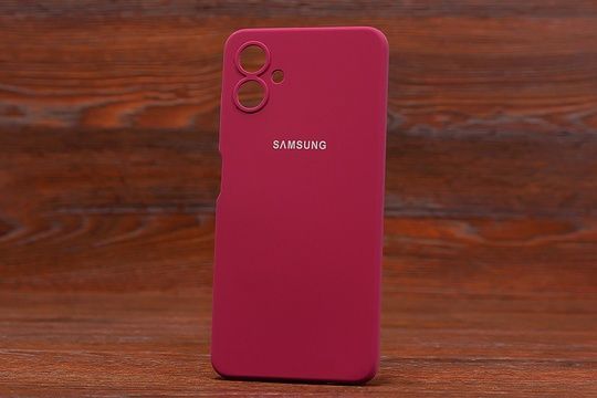 Silicone Full Case Sams A06 Maroon (42)