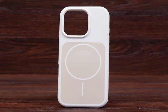 Silicone Soft Back Magsafe iPh 13Pro White