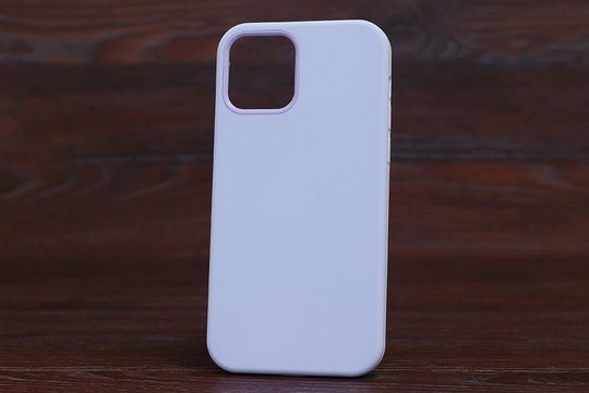 Silicone Case (no logo) Iph 12/12Pro Lilac (5)