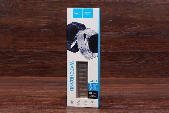 Ремінець Universal Hoco WH14 20mm (срібний)