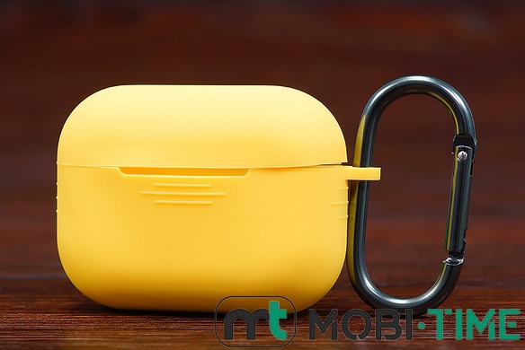 Футляр for AirPods Pro Carrying з карабіном (canary yellow)