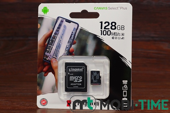 MSD 128GB Kingston Canvas Select+ A1(100Mb/s) /C10+SD