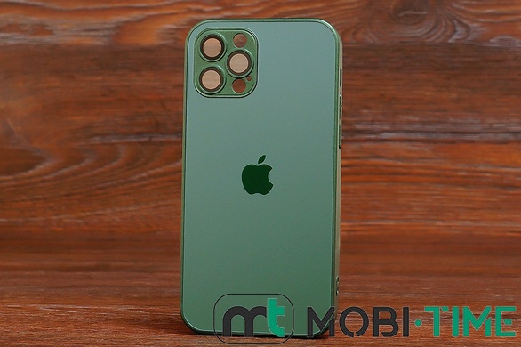 Накладка AG-Glass Matte iPhone 12ProMax Cangling Green