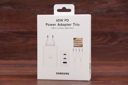 МЗП Sams Type-C to Type-C USB-A + 2USB-C 65W (білий)