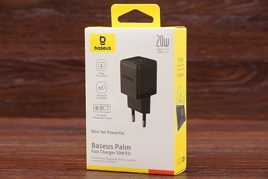 МЗП Baseus Palm P10111608113-00 QC3.0 + PD 20W (чорний)