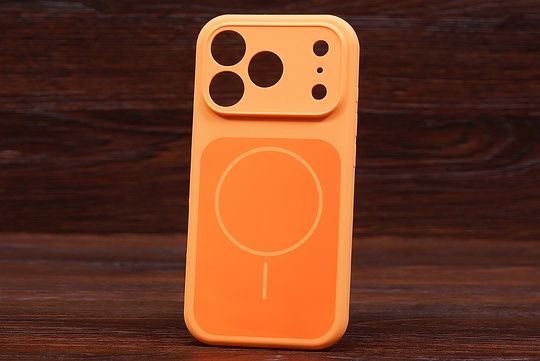 Silicone Soft Back Close Magsafe iPh 17Pro Orange
