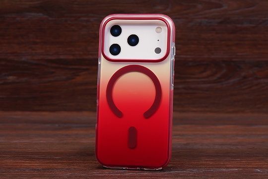 Накладка Gradient MagSafe Iph 17ProMax Cherry