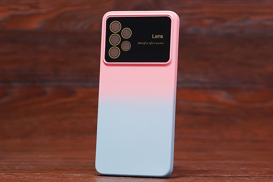 Силікон Lens Xiaom Redmi Note 11Pro Pink/Lilac