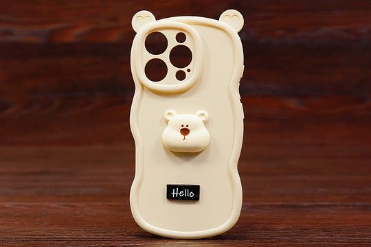 Силікон Bear iPh 14ProMax Milk