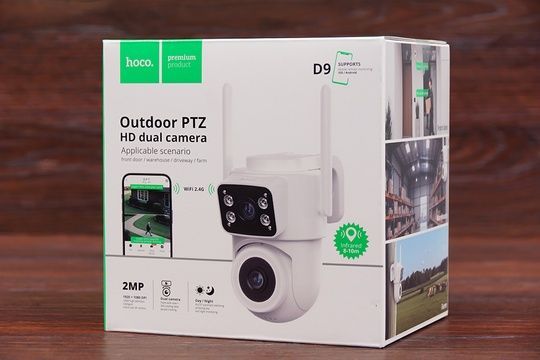 Smart camera Hoco D9 Wi-Fi 2MP (біла)