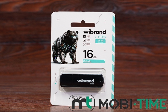 Флешка 16GB Wibrand Grizzly