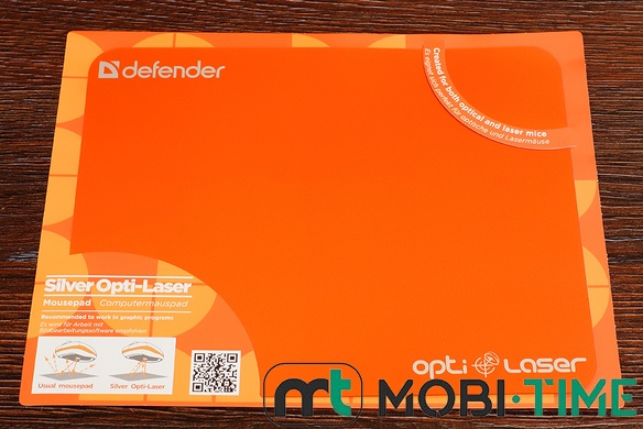 Килимок для мишки Defender (220х180х0.4мм) (оранжевий)