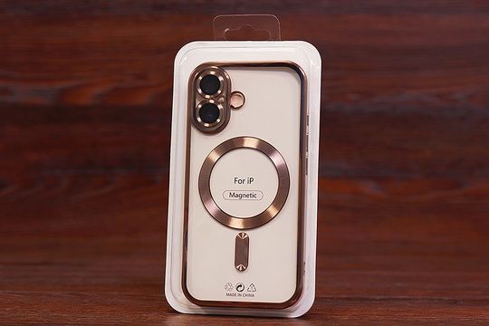 Силікон Shining Case MagSafe Sams S25 Gold