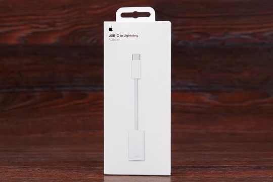 Перехідник Applle USB-C to lightning (0.1m) (дефект упаковки)