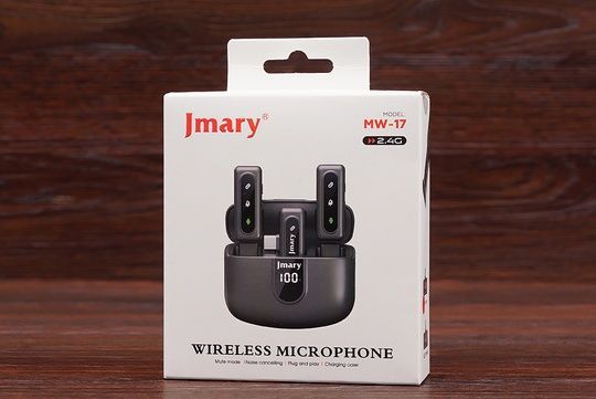 Мікрофон бездротовий Jmary MW-17 Type-C для телефона чор