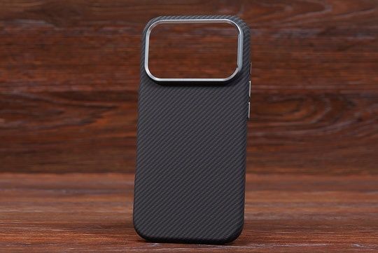 Накладка Carbon Diagonal MagSafe IPh 18ProMax Black