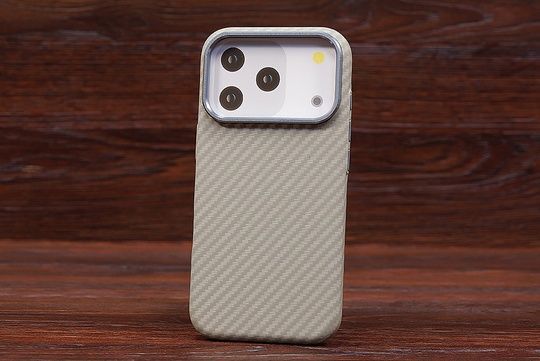 Накладка Piblue Kevlar MagSafe Iph 17Pro Titanium gray