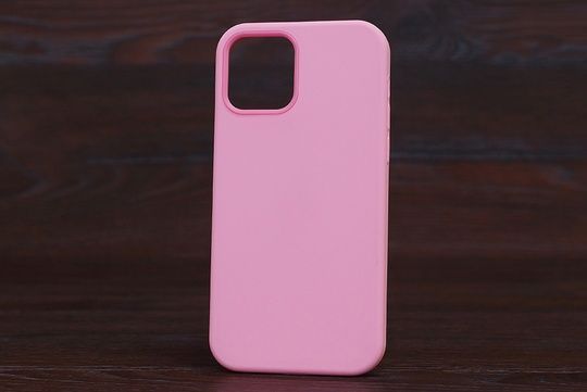 Silicone Case (no logo) Iph 11 Light Pink (6)