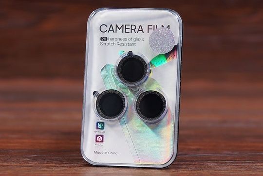 СКЛО Shining на лінзи камери iPh 18Pro/ 18ProMax black