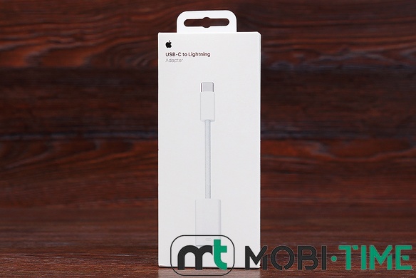 Перехідник Apple USB-C to lightning (0.1m) (білий)