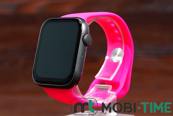 Ремінець AppleWatch резин.38/40/41 Shiny pink (38)