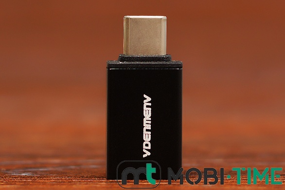 OTG Vdenmenv DU10 Type-C male на USB female (чорний)