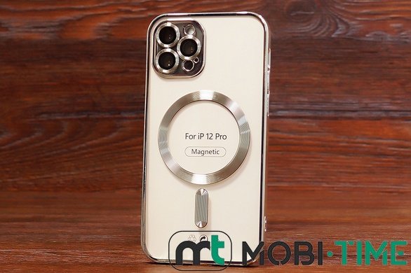 Силікон Shining Case MagSafe Iph 15+ Silver