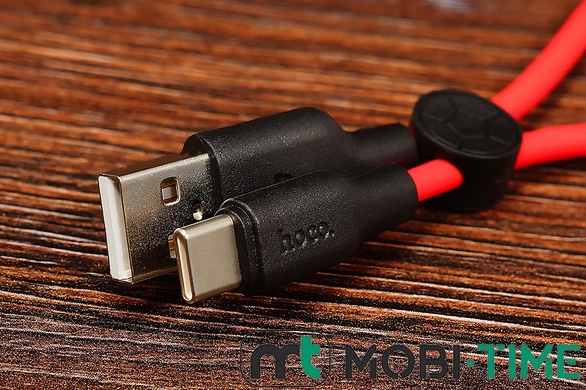 USB Кабель Type-C HOCO X21Plus (0.25m) (червоний)