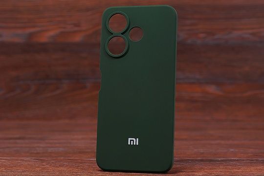 Silicone Full Case Xiaom Poco X4Pro 5G Dark green