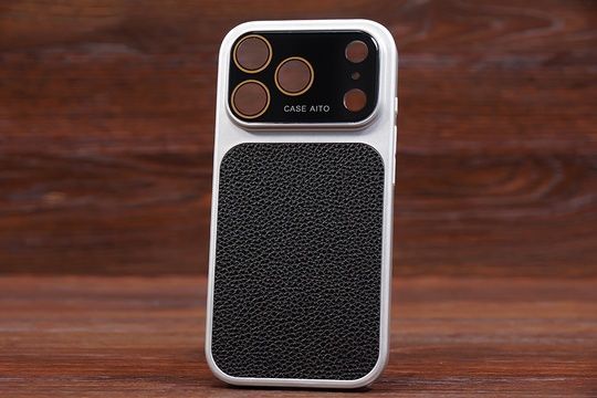 Накладка AITO Leather Iph 17ProMax Black