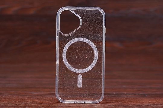 Накладка Gliter MagSafe Iph 17 Transparent