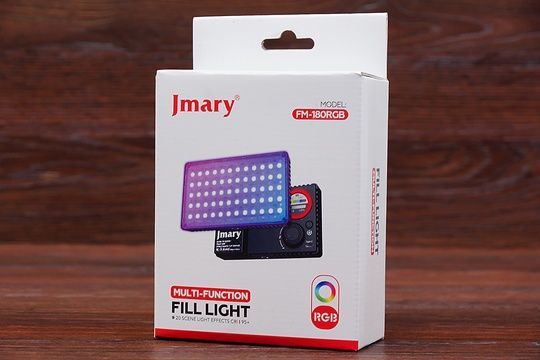 Відео/фото світло Jmary FM-180 13x8cm 3300mAh RGB