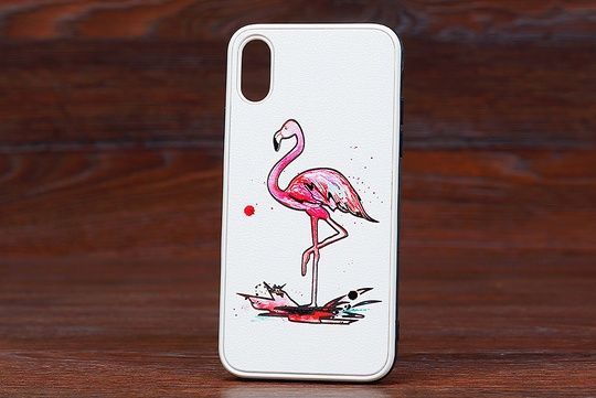 Кришка Fashion Mix Iph X/XS Flamingo