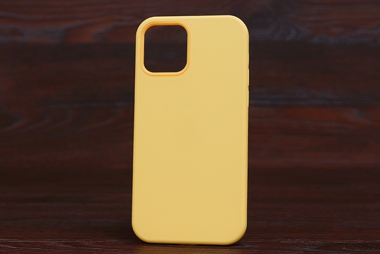 Silicone Case (no logo) iPhone XS Max Canary yellow (50)