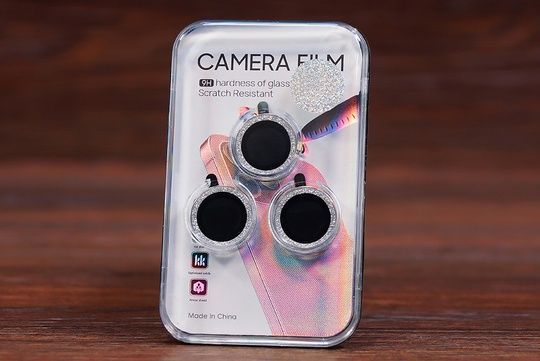 СКЛО Shining на лінзи камери iPh 18Pro/ 18ProMax silver