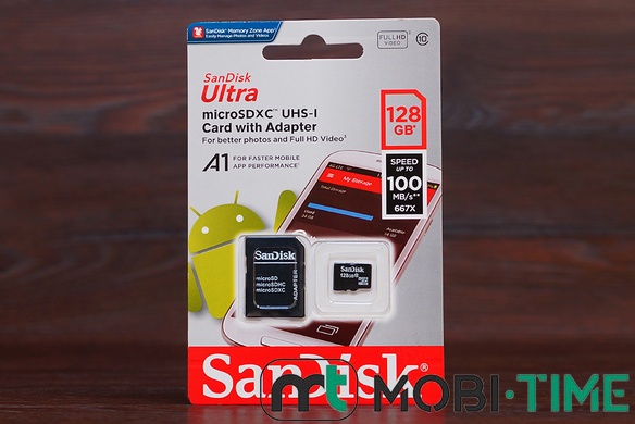 MSD 128GB Sandisk/C10+SD
