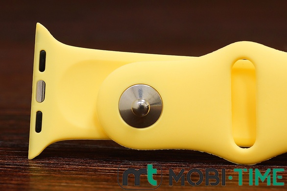 Ремінець AppleWatch резин.38/40/41 Canary yellow (50)