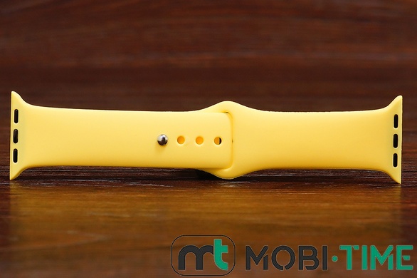 Ремінець AppleWatch резин.38/40/41 Canary yellow (50)