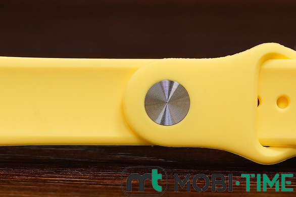 Ремінець AppleWatch резин.38/40/41 Canary yellow (50)