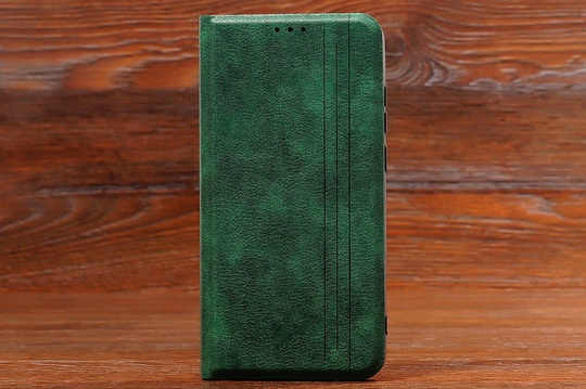Book Leather Matte Xiaom Poco M5 Green